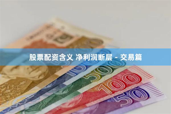 股票配资含义 净利润断层 - 交易篇