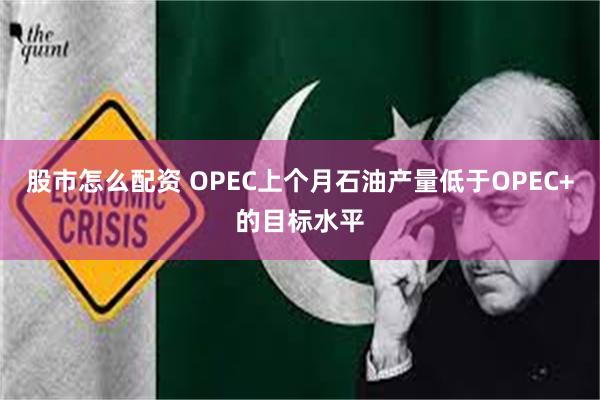 股市怎么配资 OPEC上个月石油产量低于OPEC+的目标水平